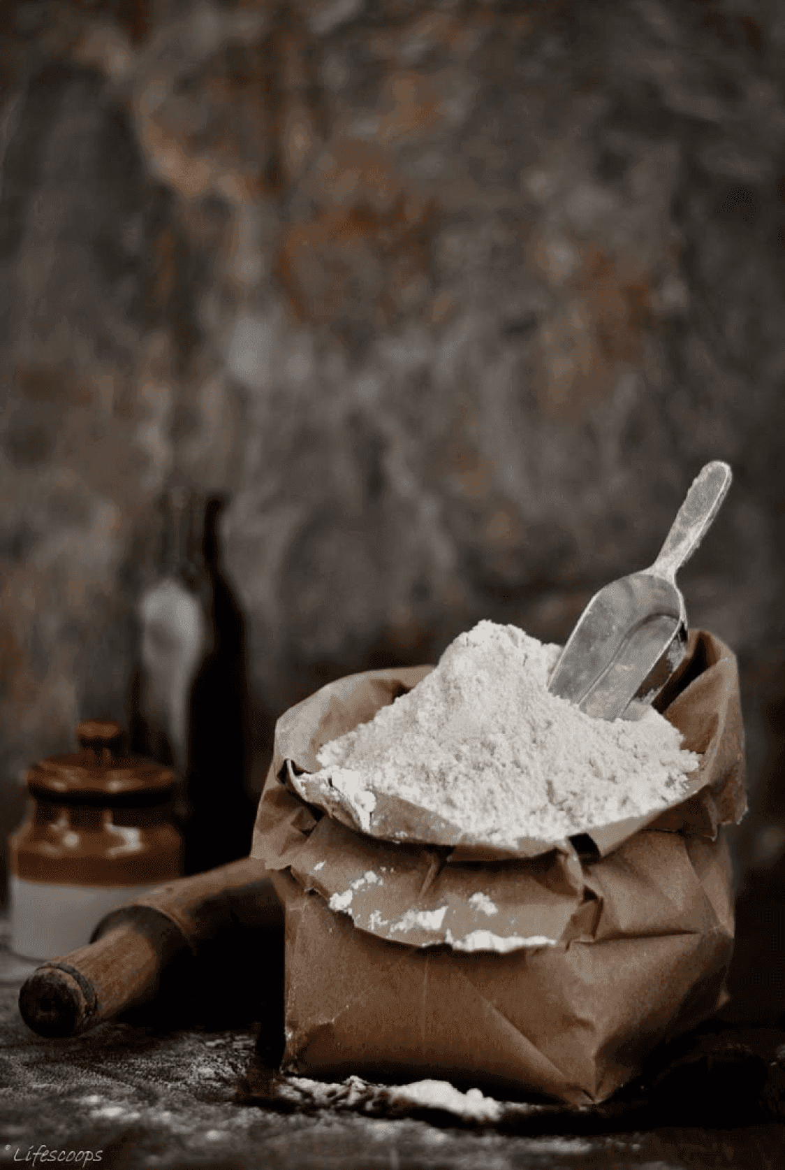 Flour in bag